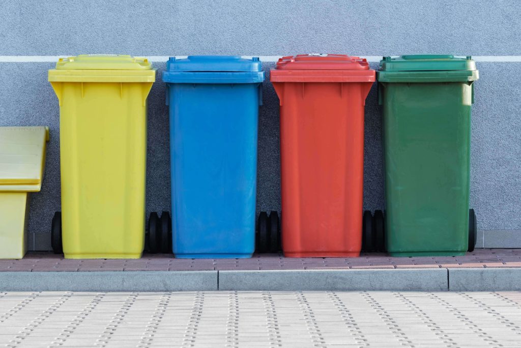 img blog six ways to make office sustainable coloured wheelie bins tp