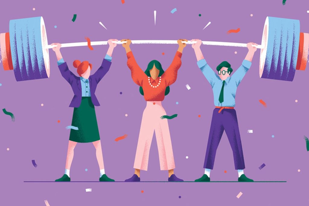 img blog 5 ways to improve office morale weights