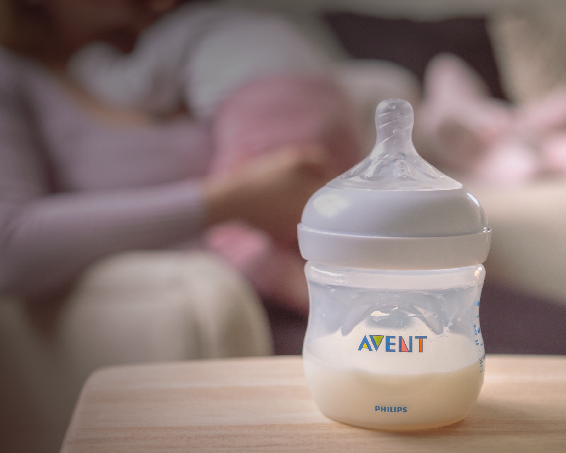 Avent old bottle representing brand history