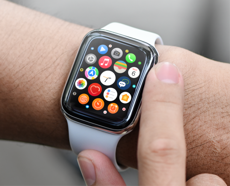 Apple watch displaying Philips app