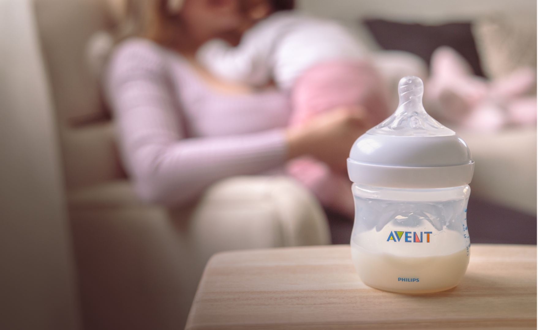 Old branding baby bottle