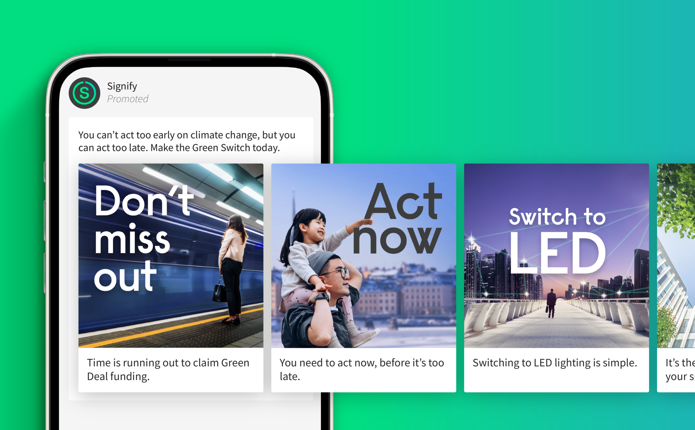 GreenSwitch social posts